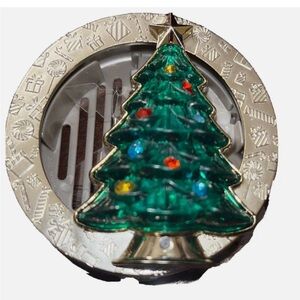 Bath & Body Works Car Fragrance Vent Or Visor Clip. Light Up Christmas Tree.